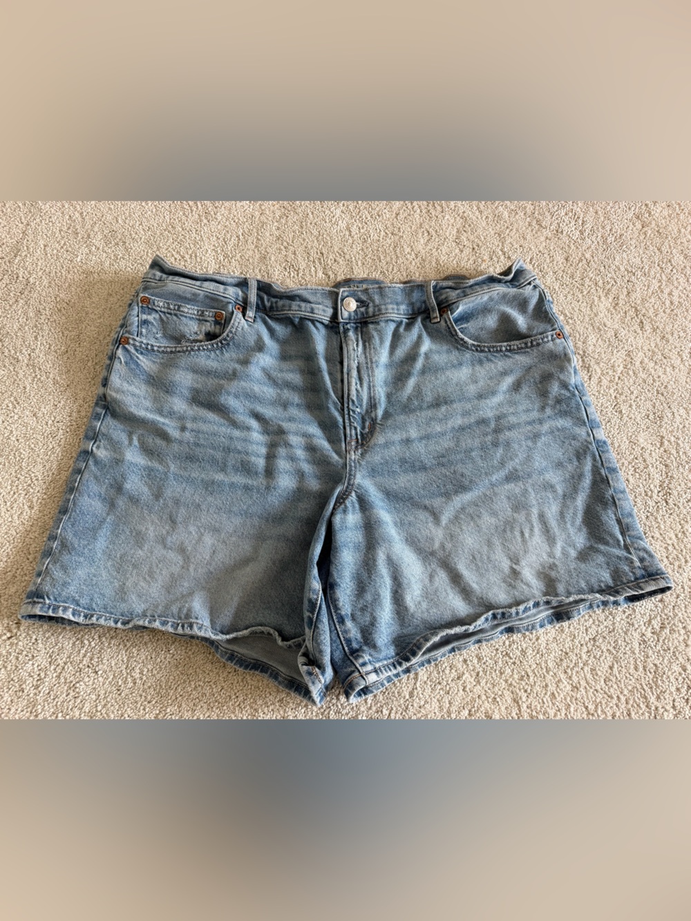 American Eagle Outfitters Light Wash Denim Shorts